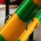 Green Plastic Safety Grab Handles Set, Kids Outdoor Play House Hand Grip Bars for Jungle Gym Playground Set Accessory